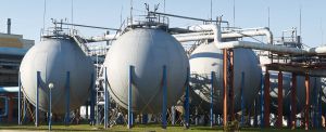 Die Gasbehälter werden aktuell noch befüllt