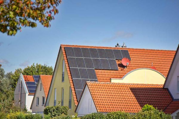 PV-Anlage auf Hausdach