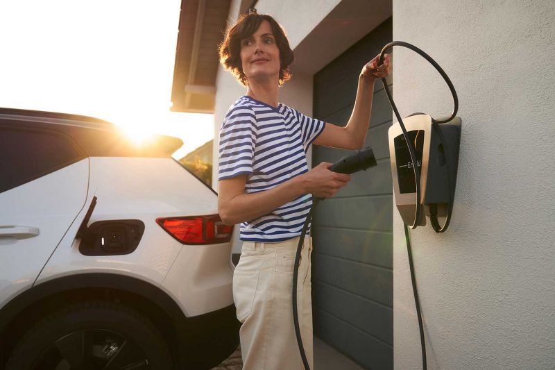 Wallbox neben der Garage