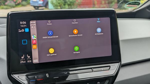 Display mit AC-Filter anzeige.