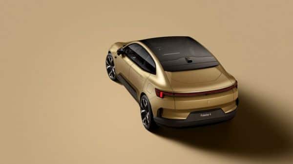 Goldener Polestar 4 von oben.