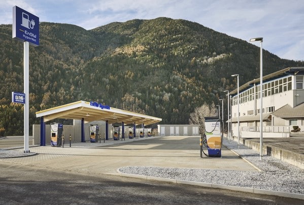 Ladepark von Smatrics EnBW in Brixen