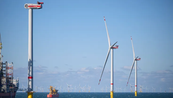 EnBW He Dreiht offshore wind farm (Photographer: Rolf Otzipka)