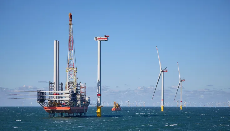 EnBW He Dreiht offshore wind farm (Photographer: Rolf Otzipka)