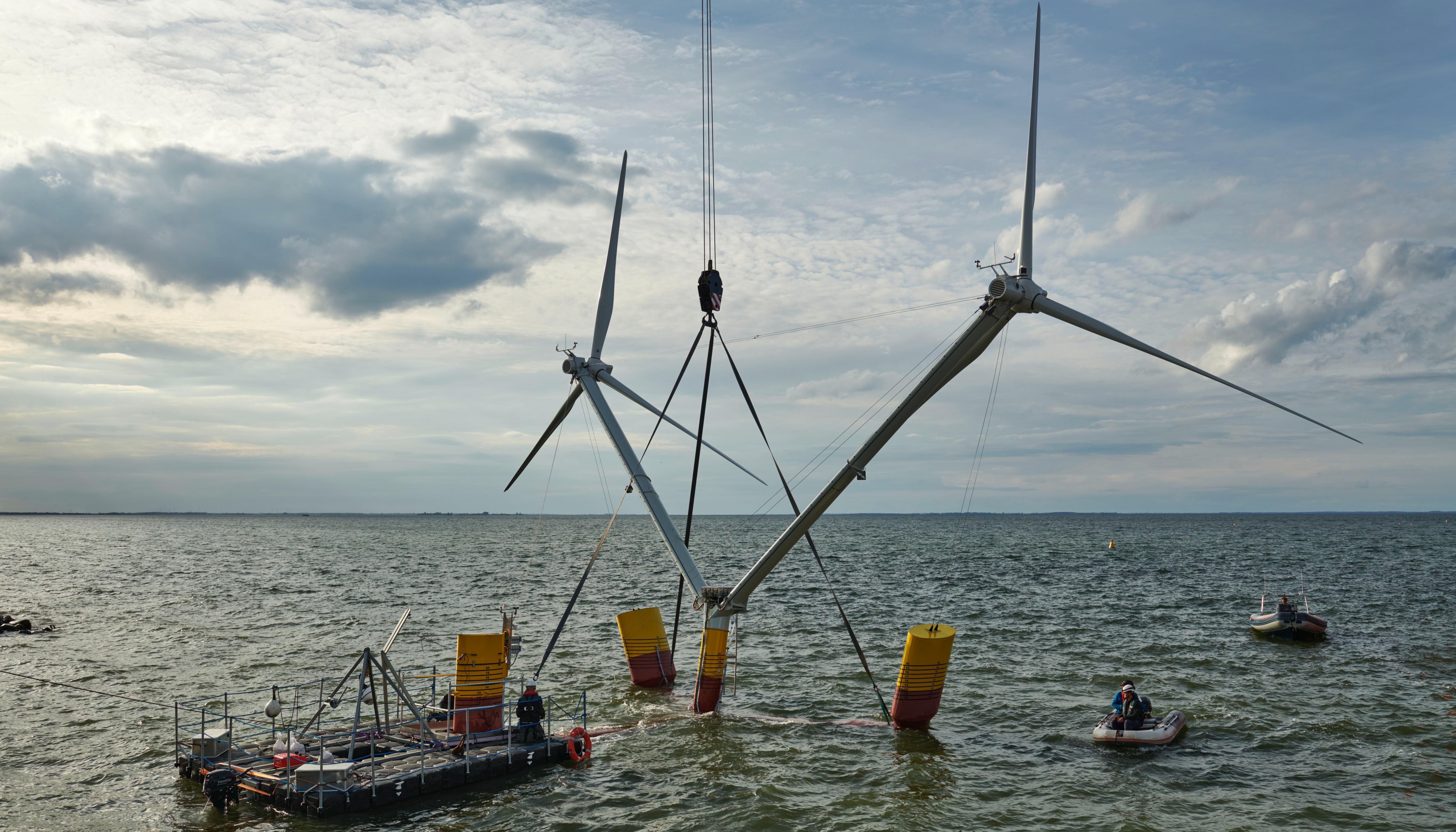 Schwimmende Windkraftanlage Nezzy 2 Test In Der Ostsee Enbw