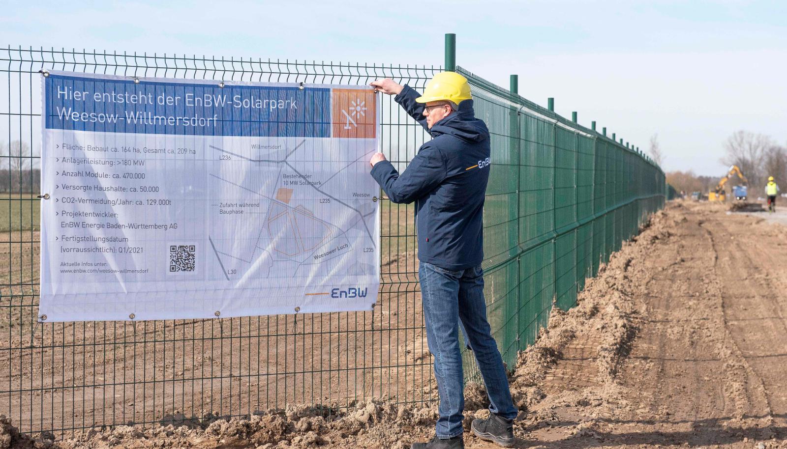 Enbw Begins Construction Of 187 Mw Large Solarpark Enbw Enbw Begins Construction Of 187 Mw Large Solarpark Enbw